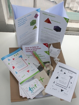 Festival of Triangles Do it yourself kit by Maths on Toast